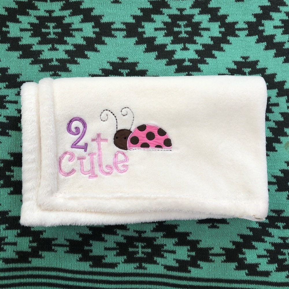 kidsline 2 bee cute plush baby blanket